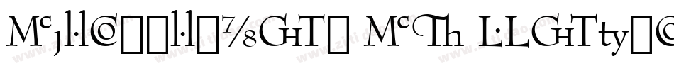 BernhardMod BT Roman字体转换